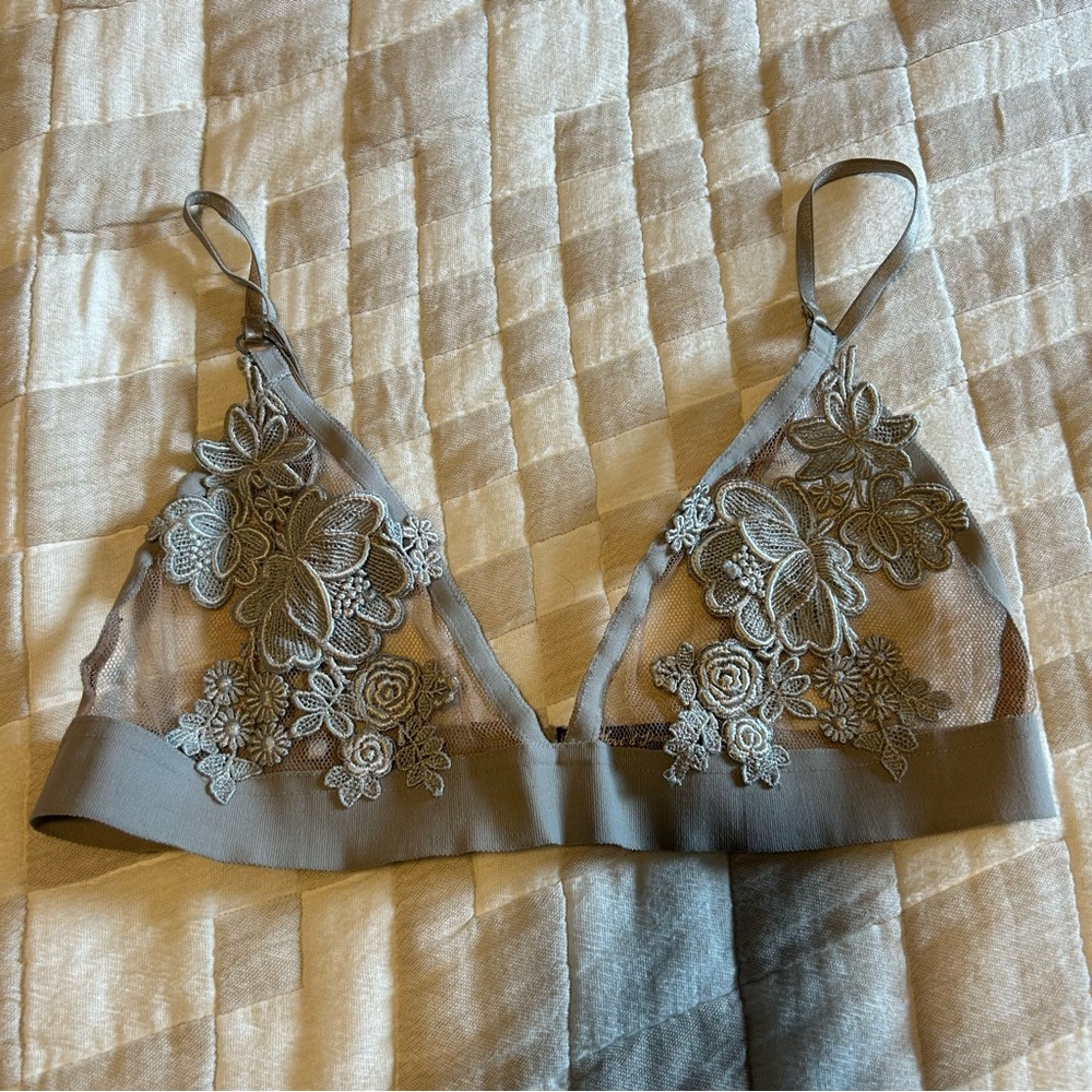For Love and Lemons Skivvies Lace Bralette